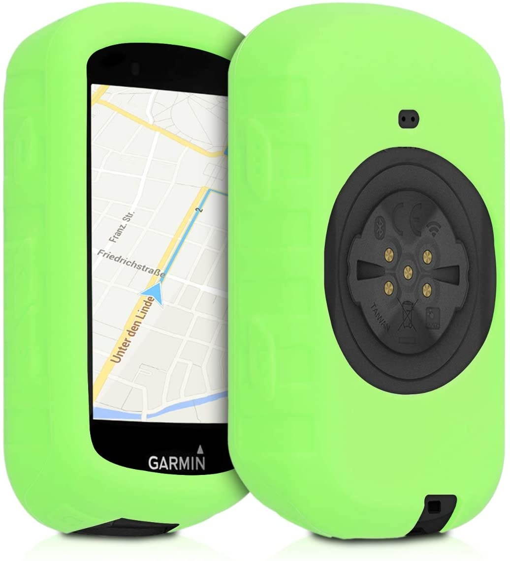 kwmobile Case Compatible with Garmin Edge 530 - Soft Silicone Bike GPS Navigation System Protective Cover - Black