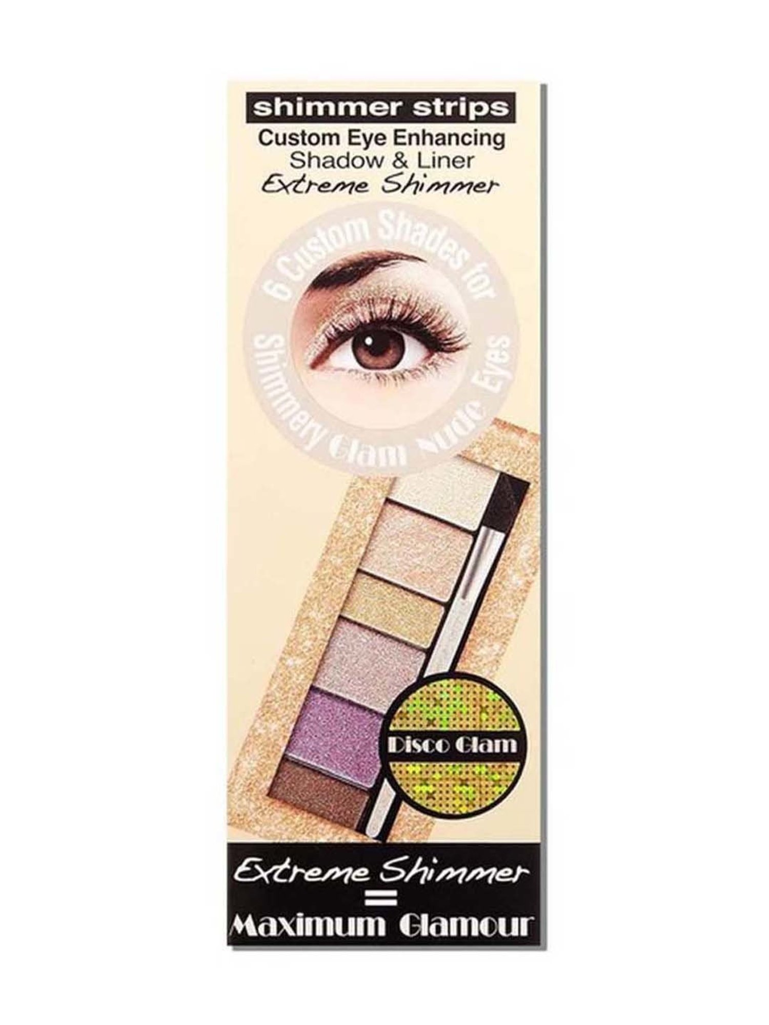Physicians Formula Shimmer Strips Extreme Shimmer Shadow and Liner - Platinum Eyes - 3.4 gm