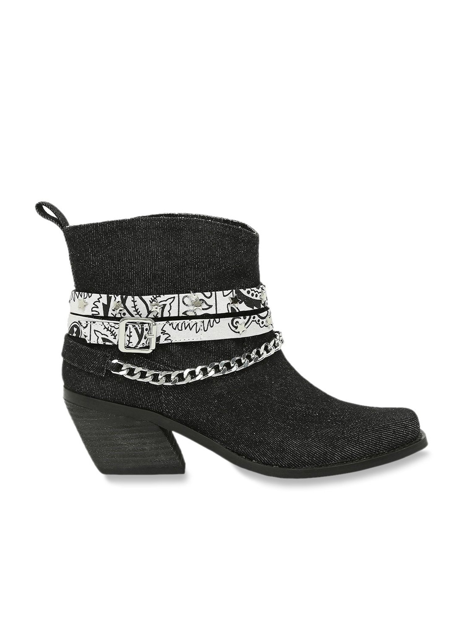 Tao Paris Women's Budapest Black Casual Booties