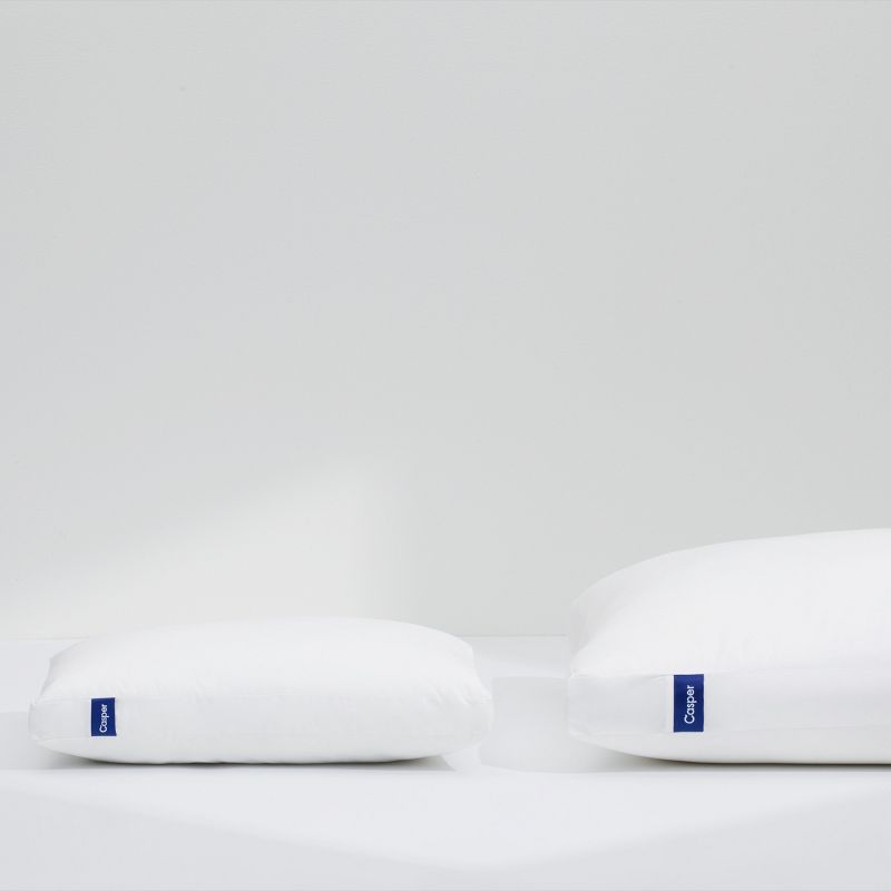 Downlite Soft White Goose Down Hypoallergenic Pillow &ndash; Perfect for Stomach Sleepers Standard