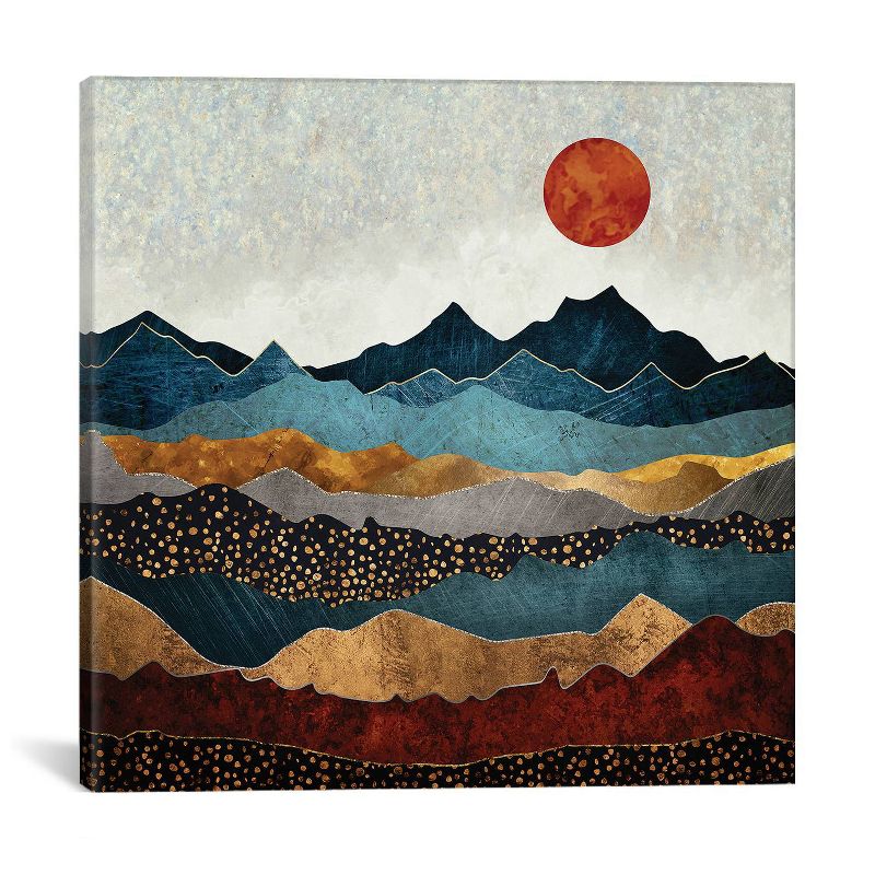 18" x 18" Amber Dusk by Spacefrog Designs Canvas Print - iCanvas