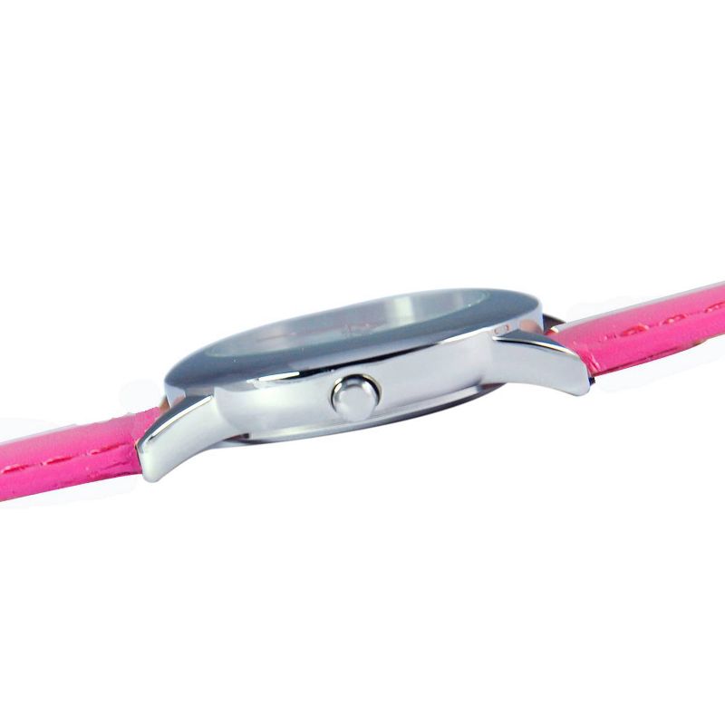 Girls' Red Balloon Peace-Love & Happiness Stainless Steel Watch - Peach