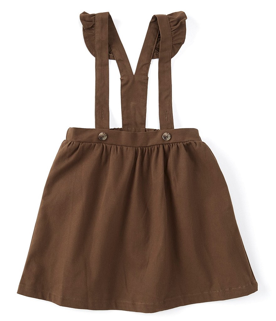 Chelsea & Violet Little Girls 2T-6X Twill Pinafore Jumper