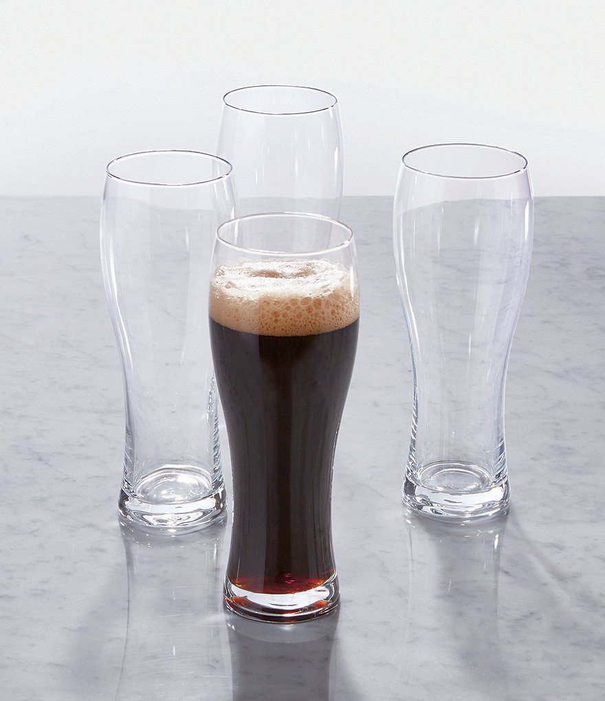 Lenox Tuscany Classics 4-Piece Crystal Wheat Beer Glass Set