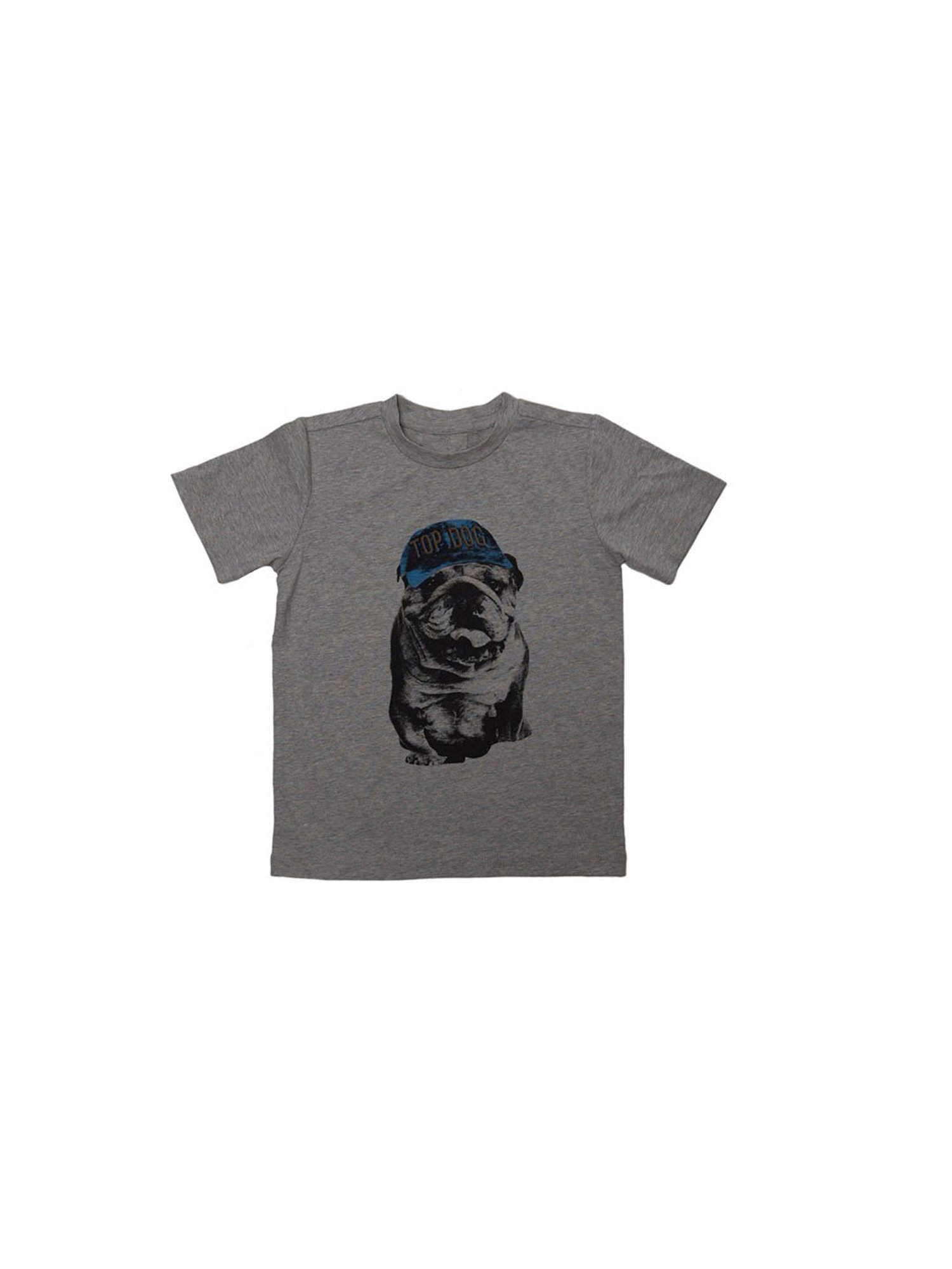 Nino Bambino Kids Grey Printed T-Shirt