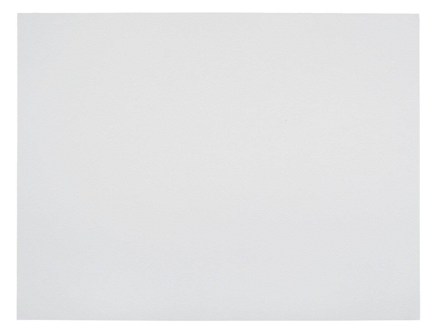 School Smart Railroad Boards, 22 x 28 Inches, 6-Ply, White, Pack of 25