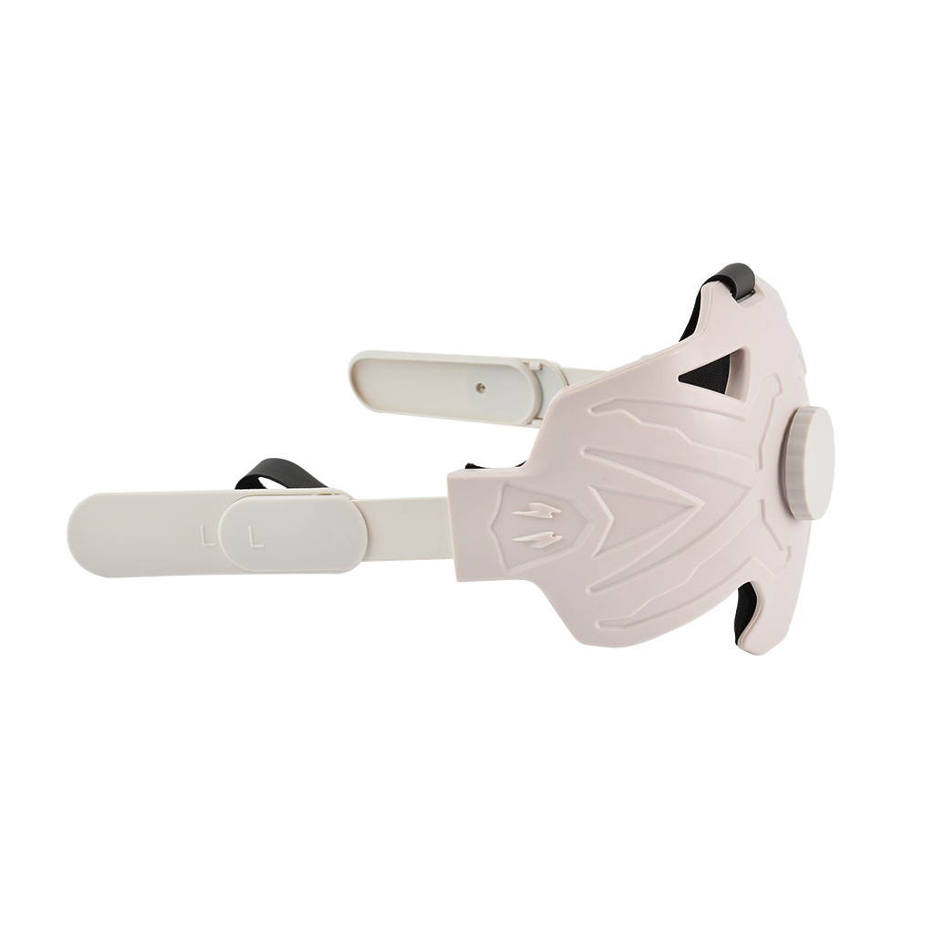 For Oculus Quest 2 Accessories, Compatible Elite Strap Replacement, Reduce Pressure VR Head Strap with Silicone Eye Mask, Adjustable Halo Strap for Improved Comfort and Support in VR Gaming