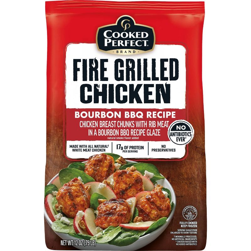 Cooked Perfect Bourbon BBQ Fire Grilled Chicken - Frozen - 12oz