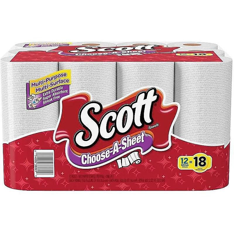 Scott Choose-A-Sheet Kitchen Roll Paper Towels 1-ply 2126874
