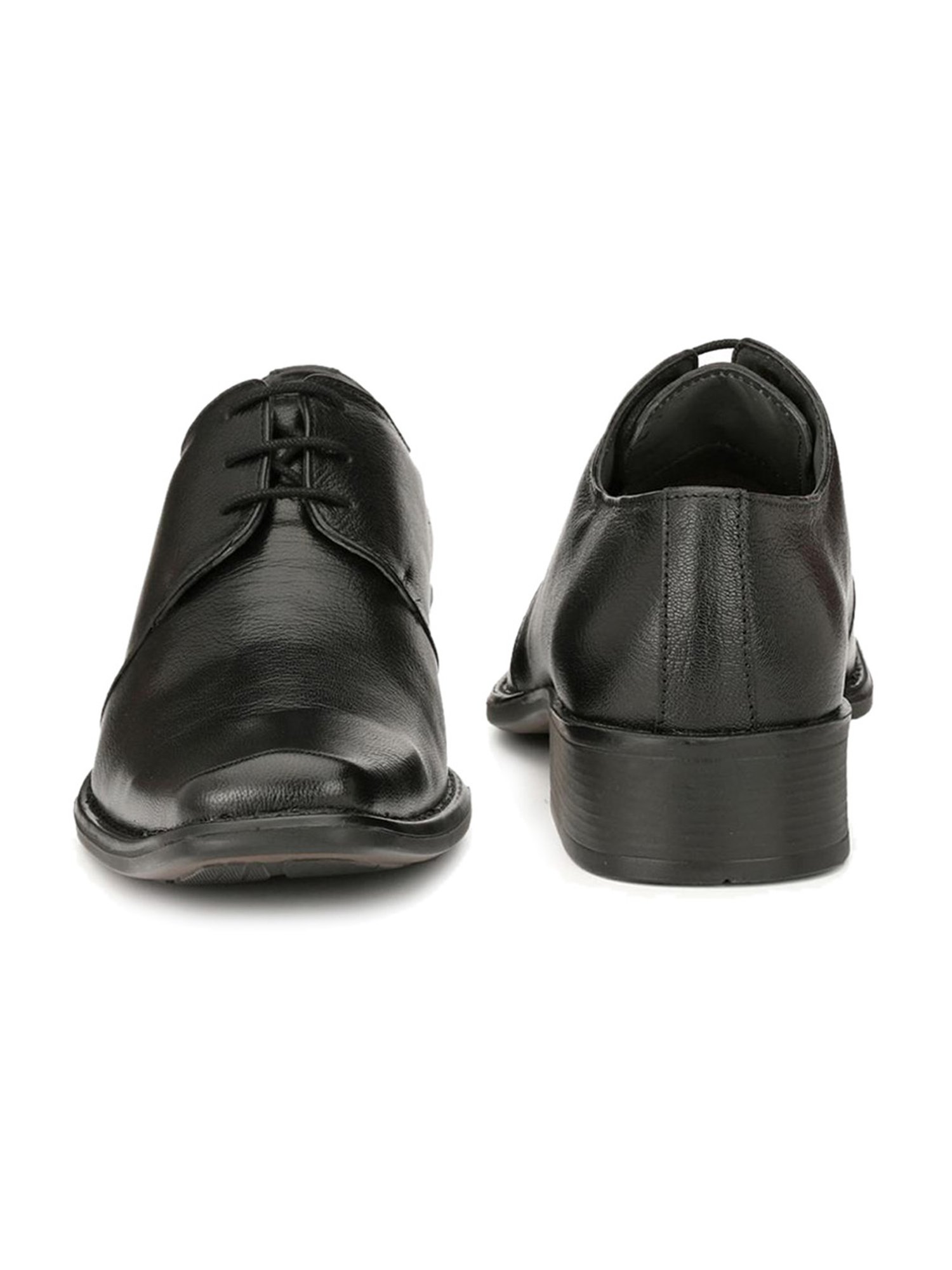 Hitz Men's Black Derby Shoes