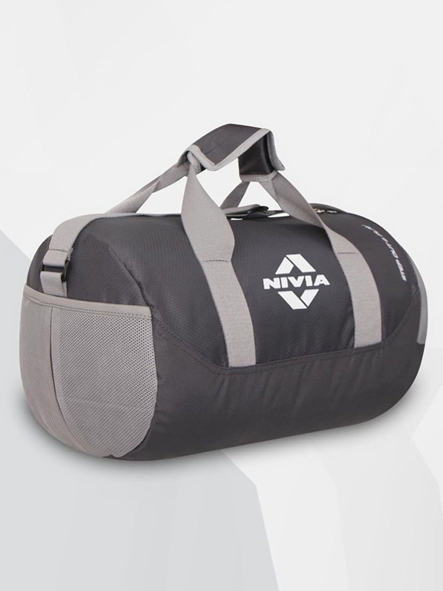 Nivia Beast Gym Bag (Grey) Size - Medium