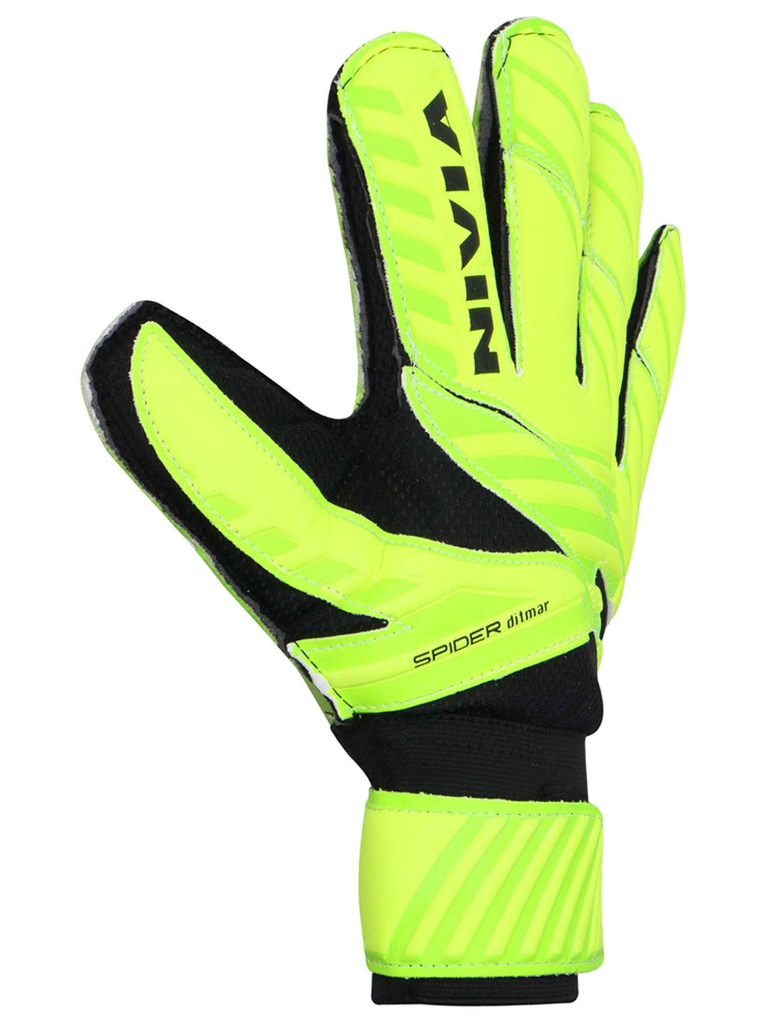 Nivia Ditmar Spider Goalkeeper Gloves (Green) Size - S
