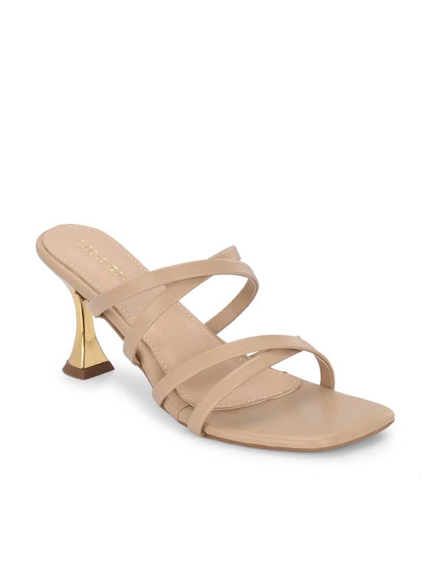 Clog London Women's Beige Casual Sandals