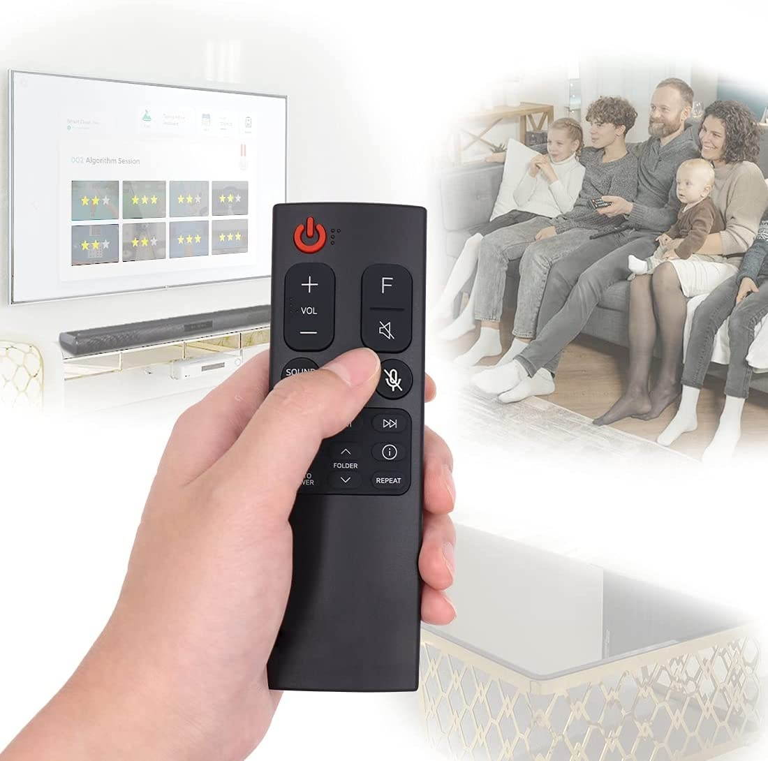 Tendodo Replacement Remote Control AKB75595321 for LG LAS5551H LASC55 SK8YG SL8YG SK9 SL9Y SL9YG SL10Y SL10YG SL10RG Channel Sound Bar