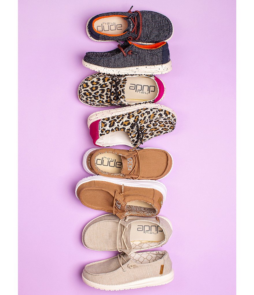 Hey Dude Girls' Wendy Linen Washable Slip-Ons (Youth)