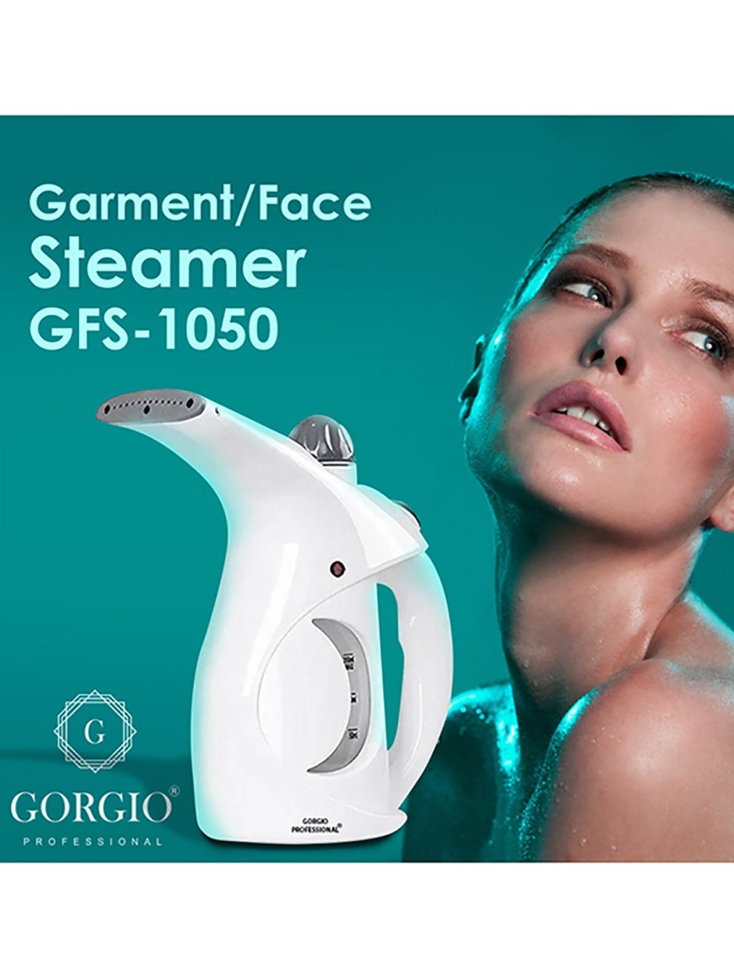 Gorgio Professional GFS1050 Face and Garment Steamer (White)