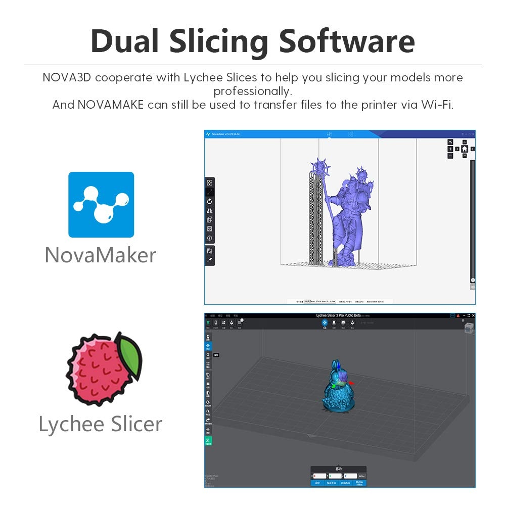 Elfin2 Mono SE 3D Printer 2K Monochrome UV Photocuring LCD Resin Printer Free of Leveling 130x75x150mm Print Size with Wi-Fi Printing