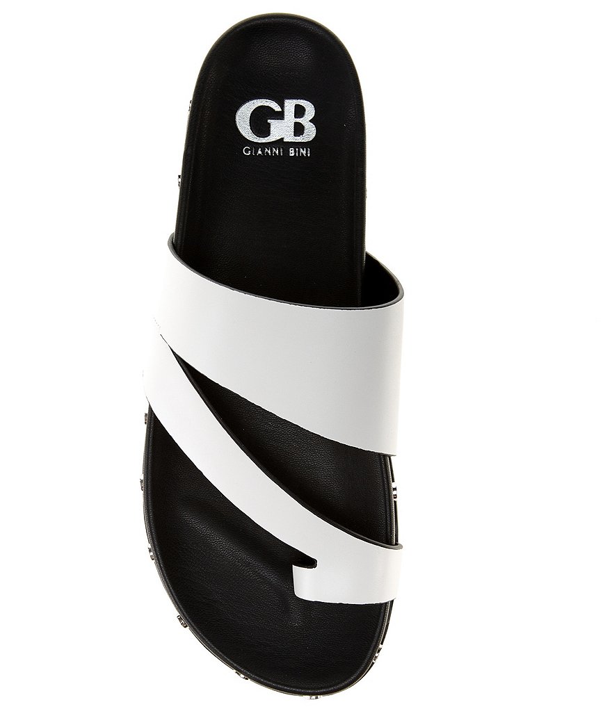GB En-Core Leather Studded Slides