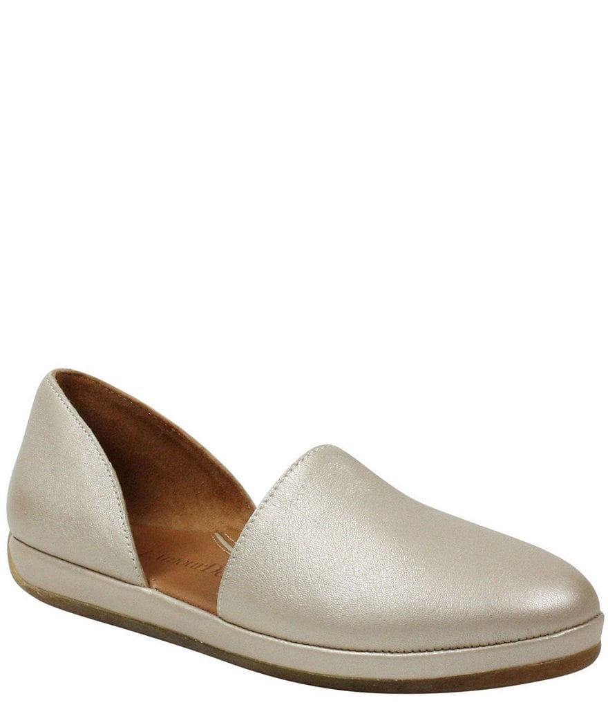 Jack Rogers Blair Pointed Toe Bow Leather Flats