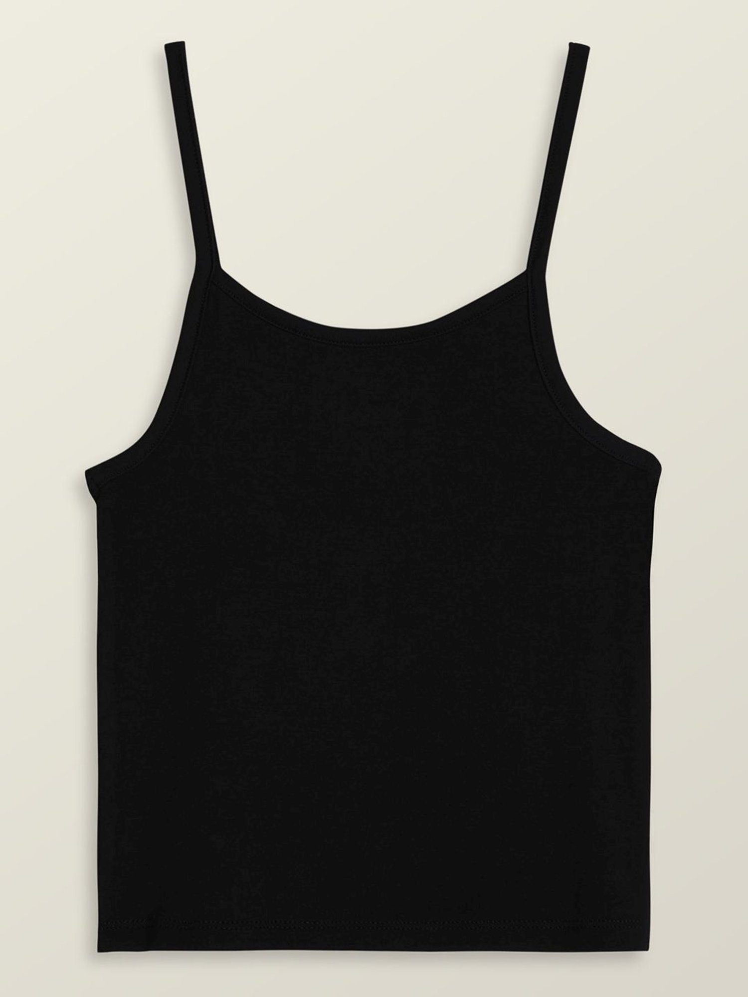 XY Life Kids Beige & Black Relaxed Fit Camisole (Pack of 2)