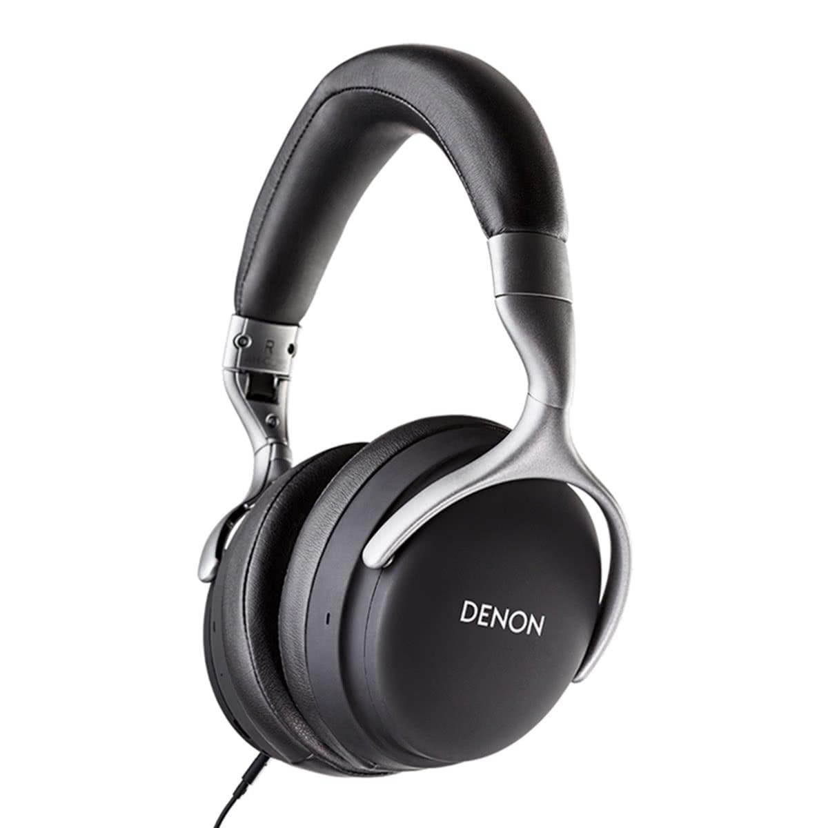 Denon AH-GC25W Over-Ear Wireless Headphones - Black