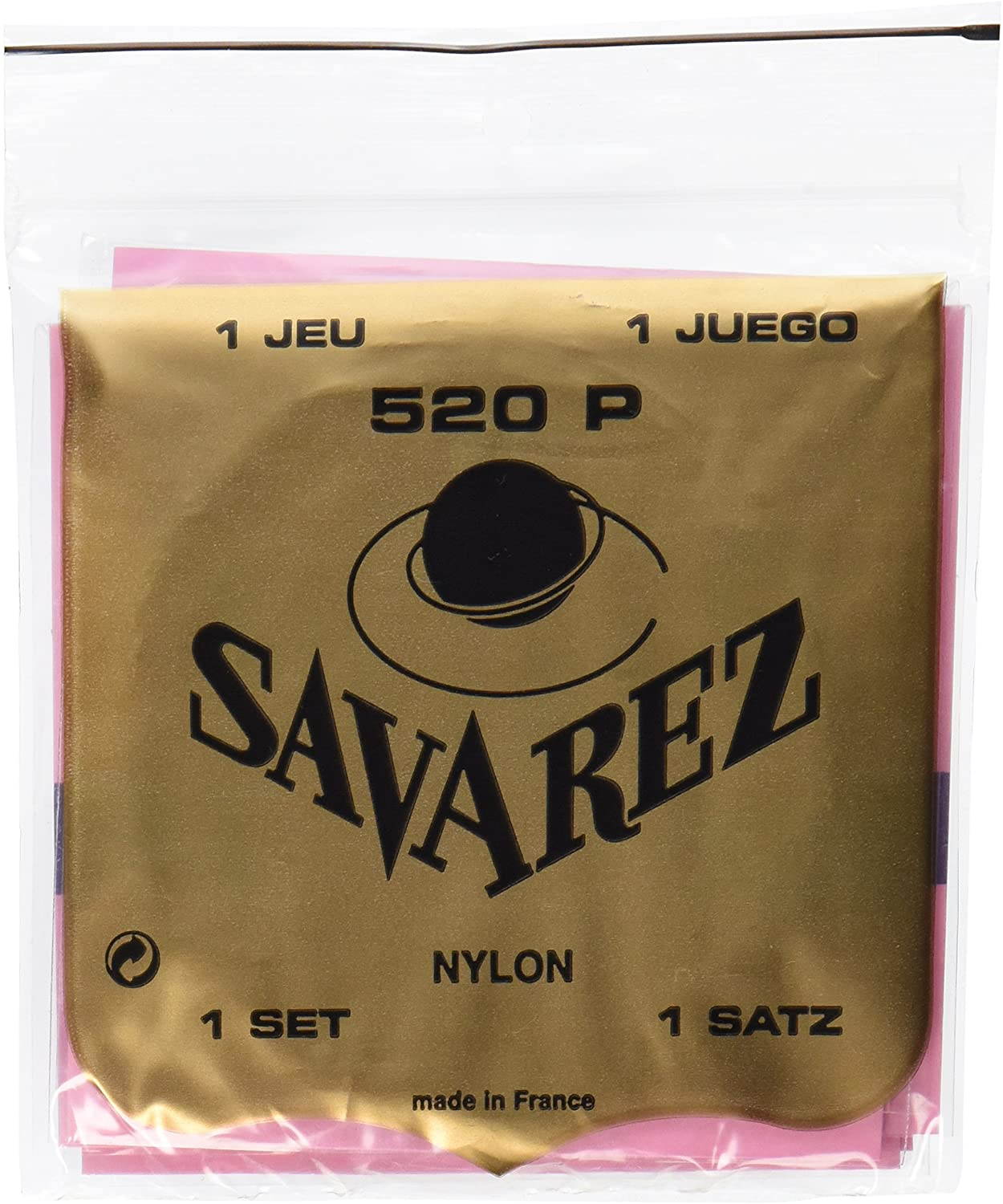 Savarez Traditional High Tension Red (2nd & 3rd Plastic) - Nylon Guitar Strings
