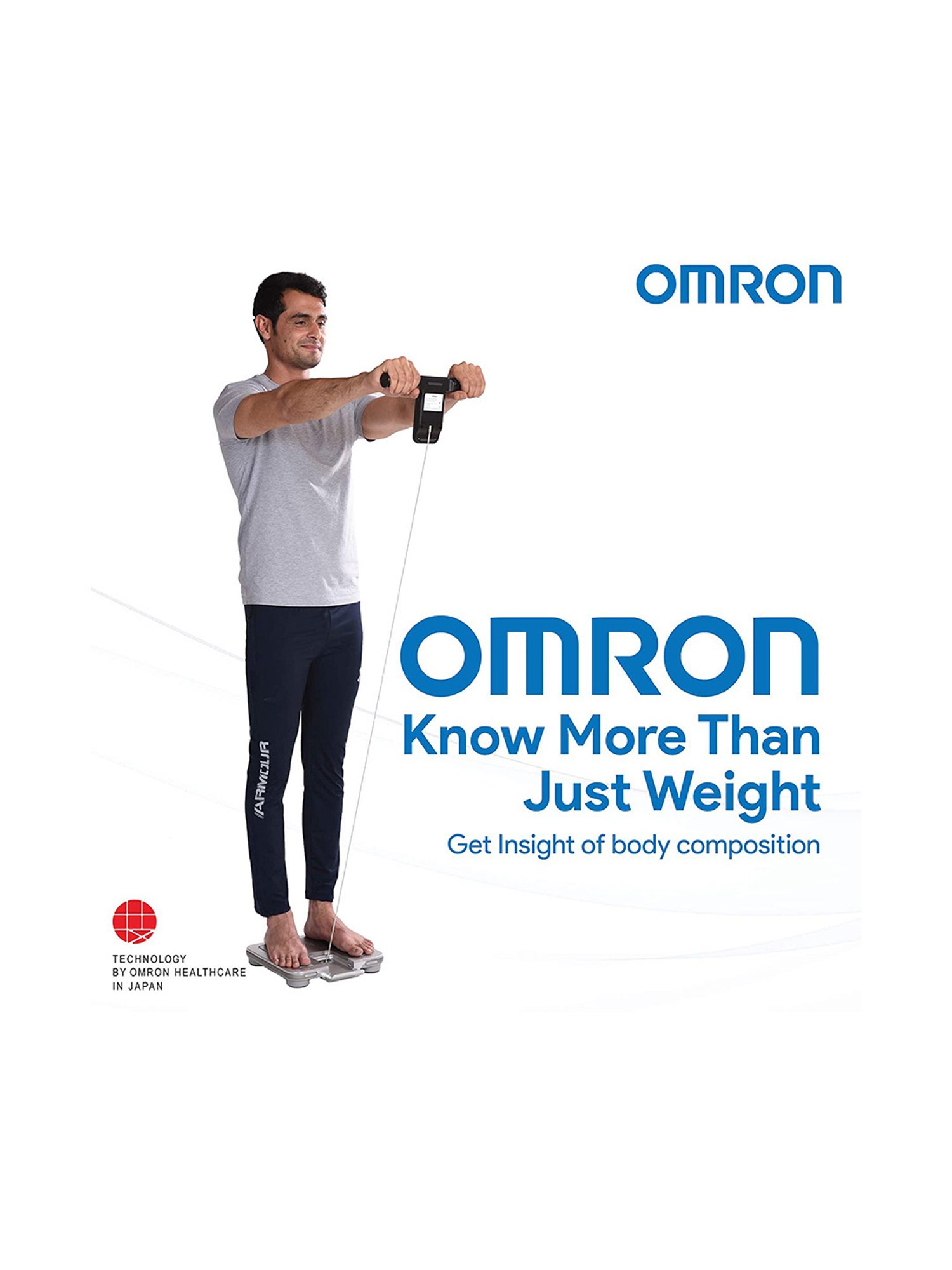 HealthSense YM 602 Yoga Mat (Black & Grey)