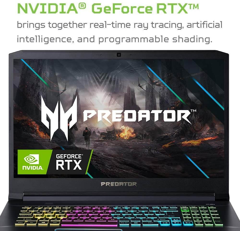 2021 Acer Predator Helios 300 17.3" FHD IPS 144Hz Premium Gaming Laptop, 10th Gen Intel 6-Core i7-10750H, 24GB RAM, 2TB PCIe SSD, NVIDIA GeForce RTX 2070 Max-Q 8GB, RGB Backlit Keyboard, Windows 10