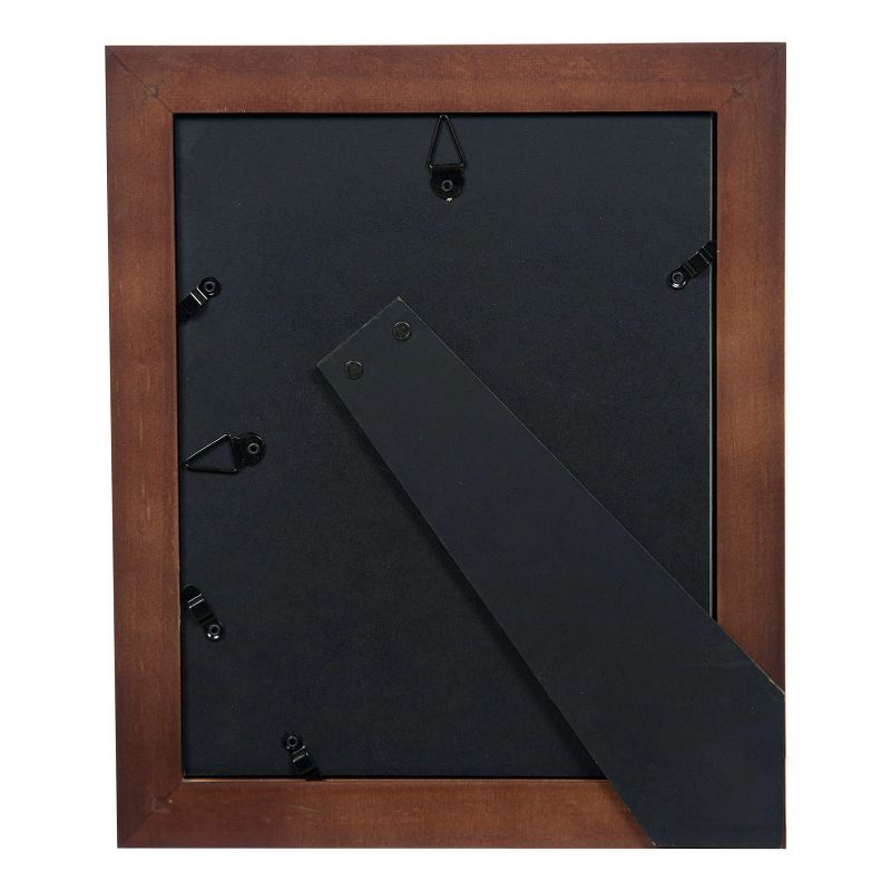 8" x 10" Single Image Frame Walnut/White - Gallery Solutions