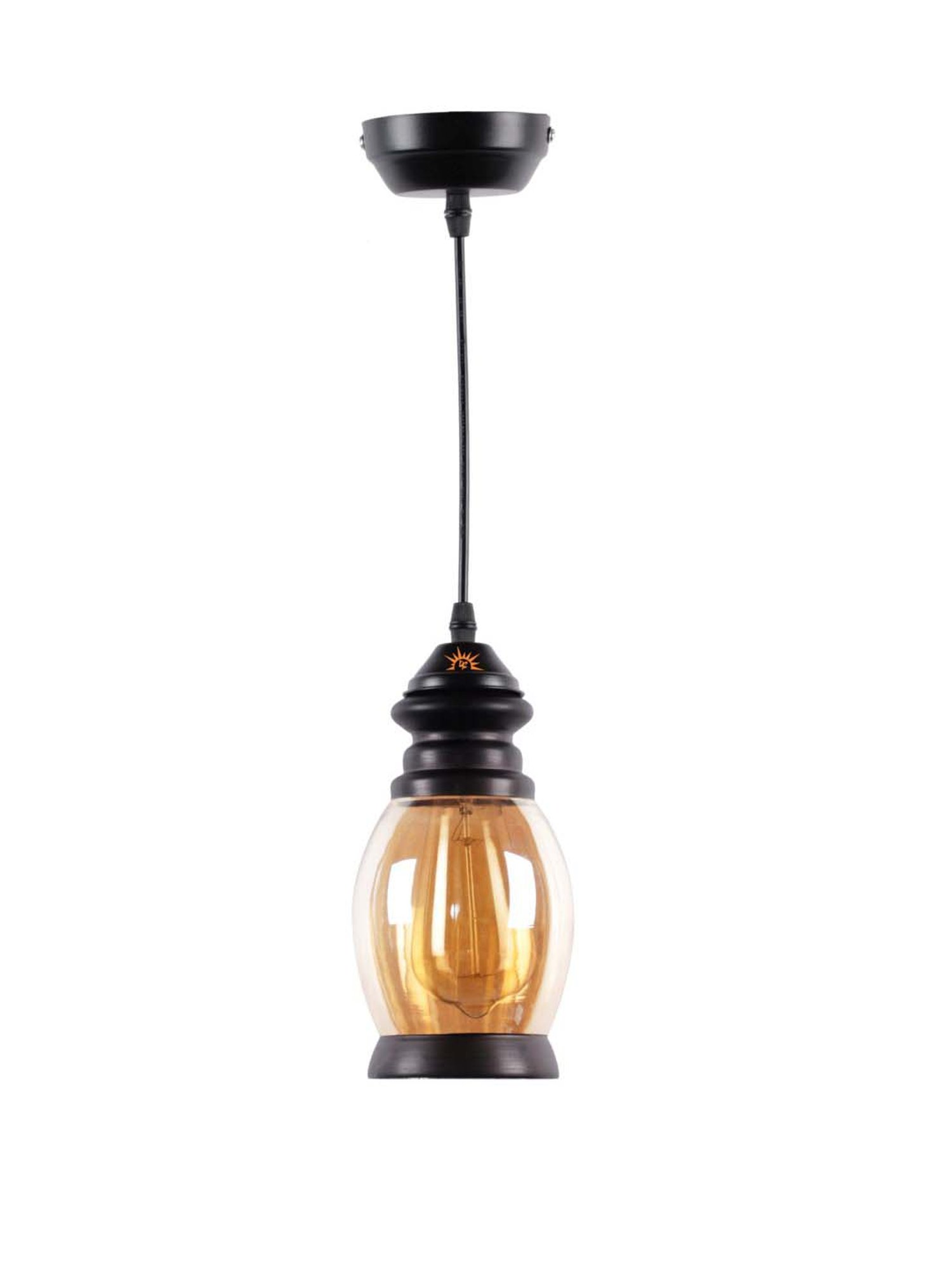 DecorativeRay Transparent Hanging Light - Set of 1