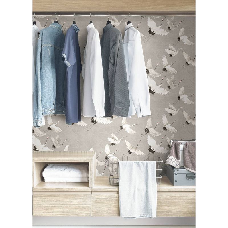 NuWallpaper Halcyon Peel & Stick Wallpaper Gray