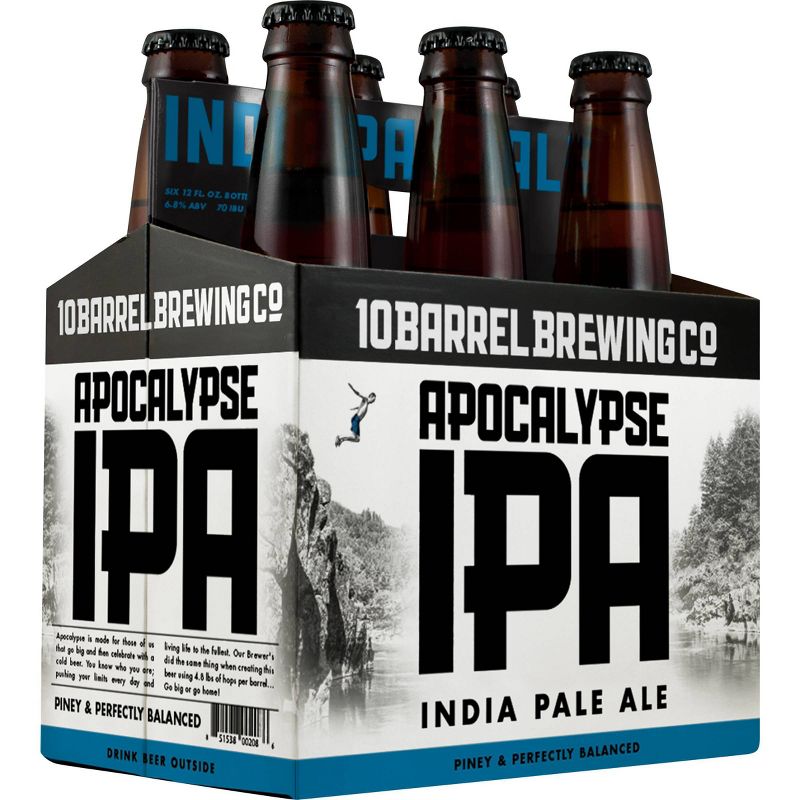 10 Barrel Apocalypse IPA Beer - 6pk/12 fl oz Bottles