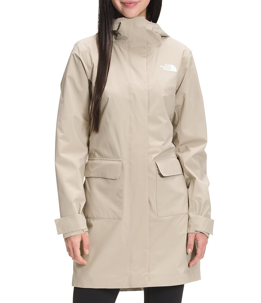 The North Face City Breeze Hooded Windproof Stand Collar Rain Parka II
