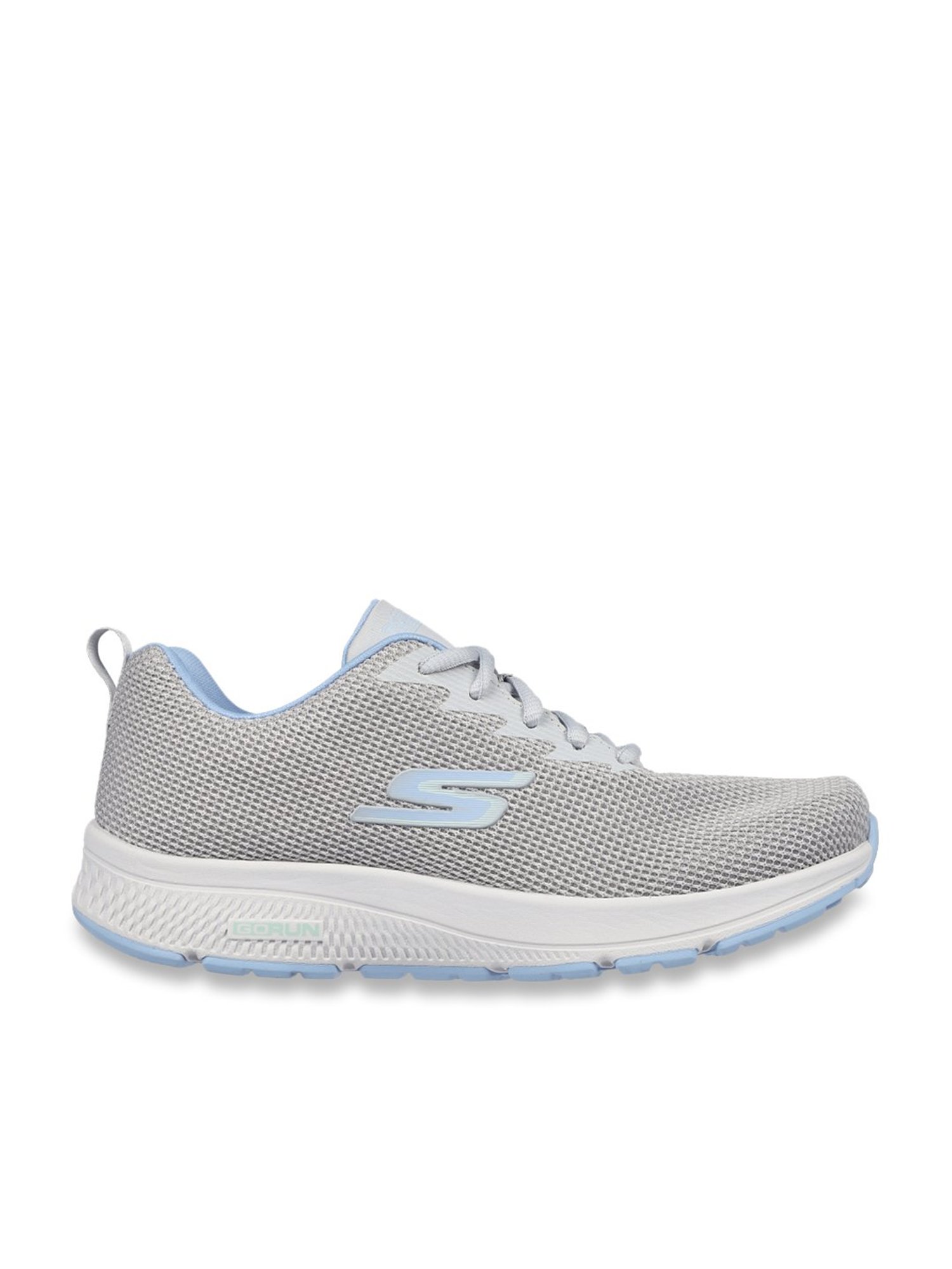 Skechers Women's GO RUN CONSISTENT Grey Blue Running Shoes