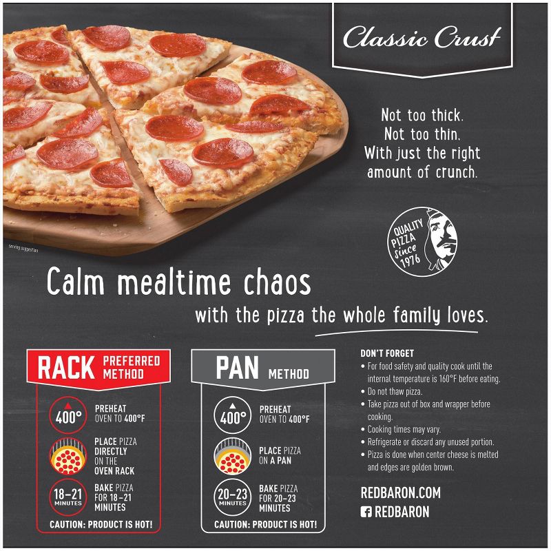 Red Baron Classic Pepperoni Frozen Pizza - 20.6oz