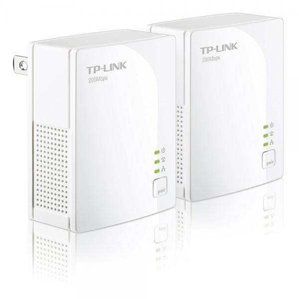 TP-Link AV200 Nano Powerline Adapter Starter Kit, up to 200Mbps (TL-PA2010KIT)