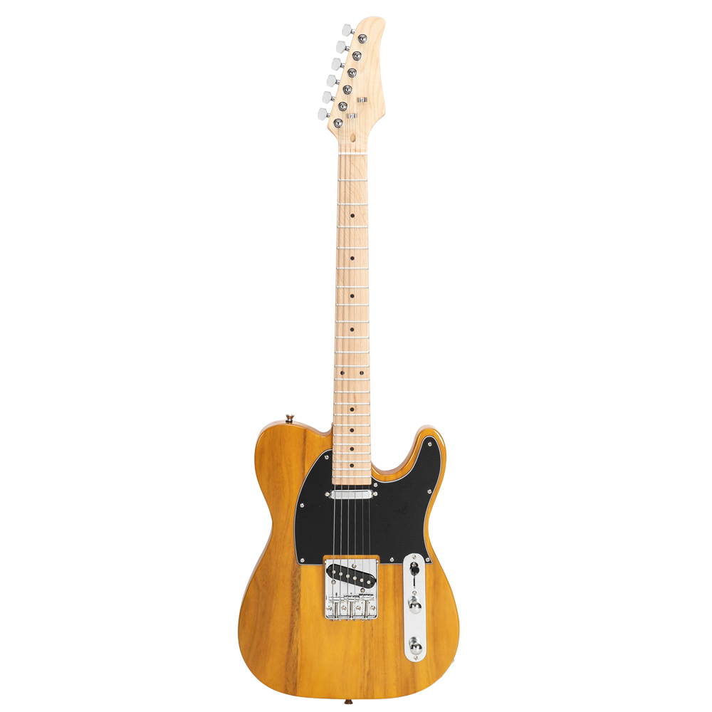 New Yellow GTL Maple Fingerboard 39" 6 Strings Electric Guitar with Bag