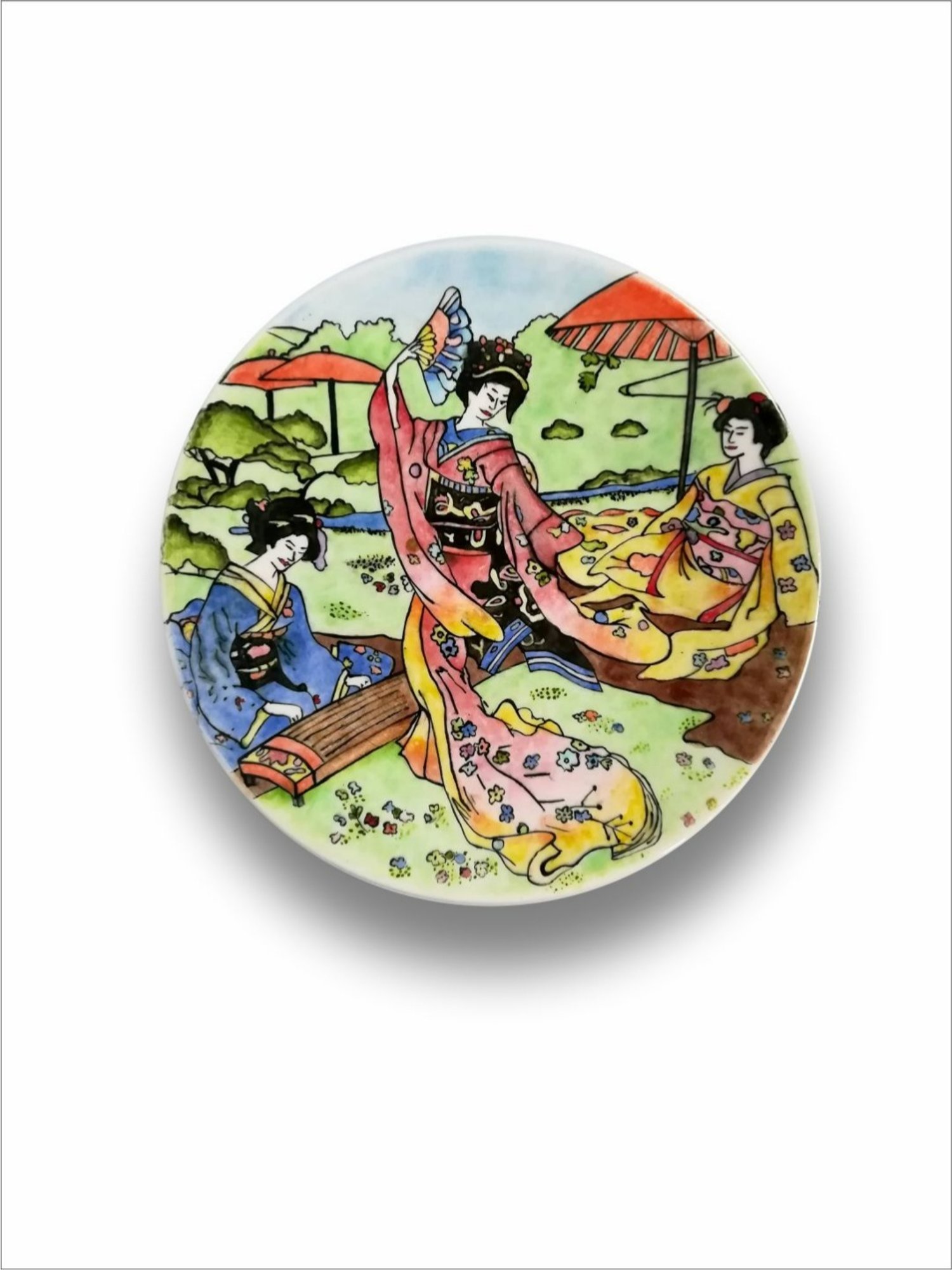 The Art House Abstract Multicolor Canvas Painting