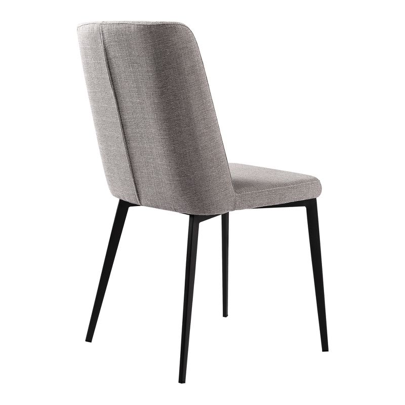 Set of 2 Homer Contemporary Dining Chair Gray - Modern Home