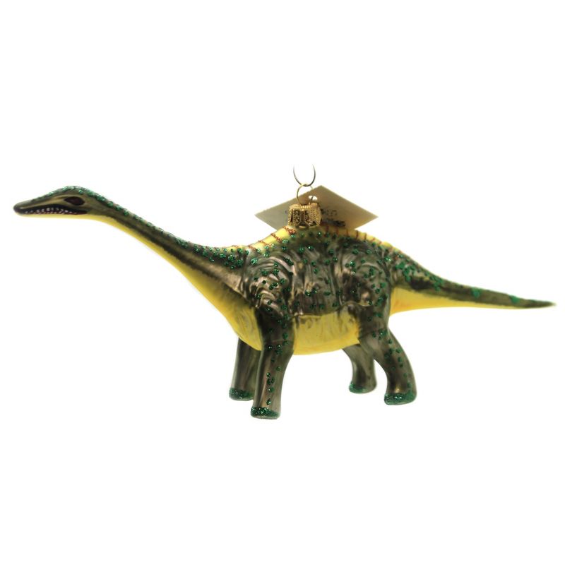 Christina's World 4.5" Green Back Brachiosaurus Dinosaur Prehistoric Reptile  -  Tree Ornaments