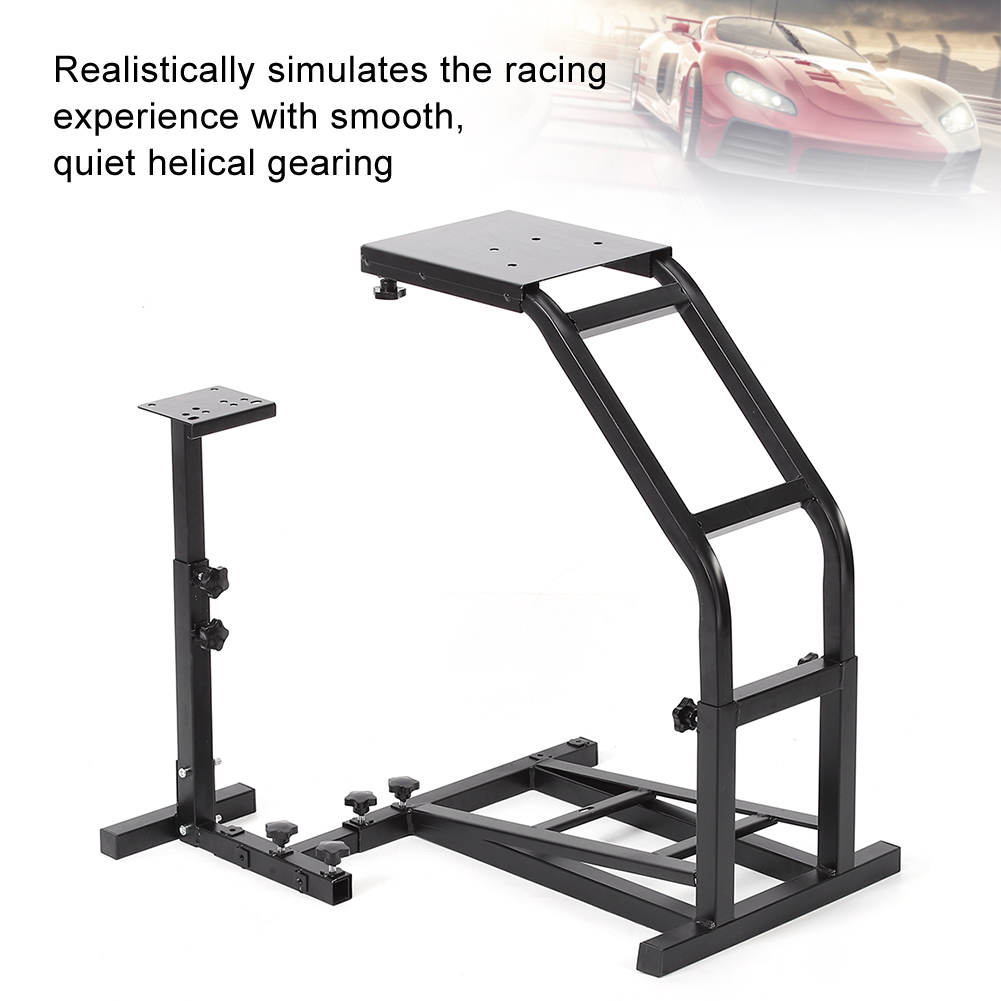 Steel Racing Game Simulator Steering Wheel Stand Accessory Black for Logitech G25 G27 G29 G920