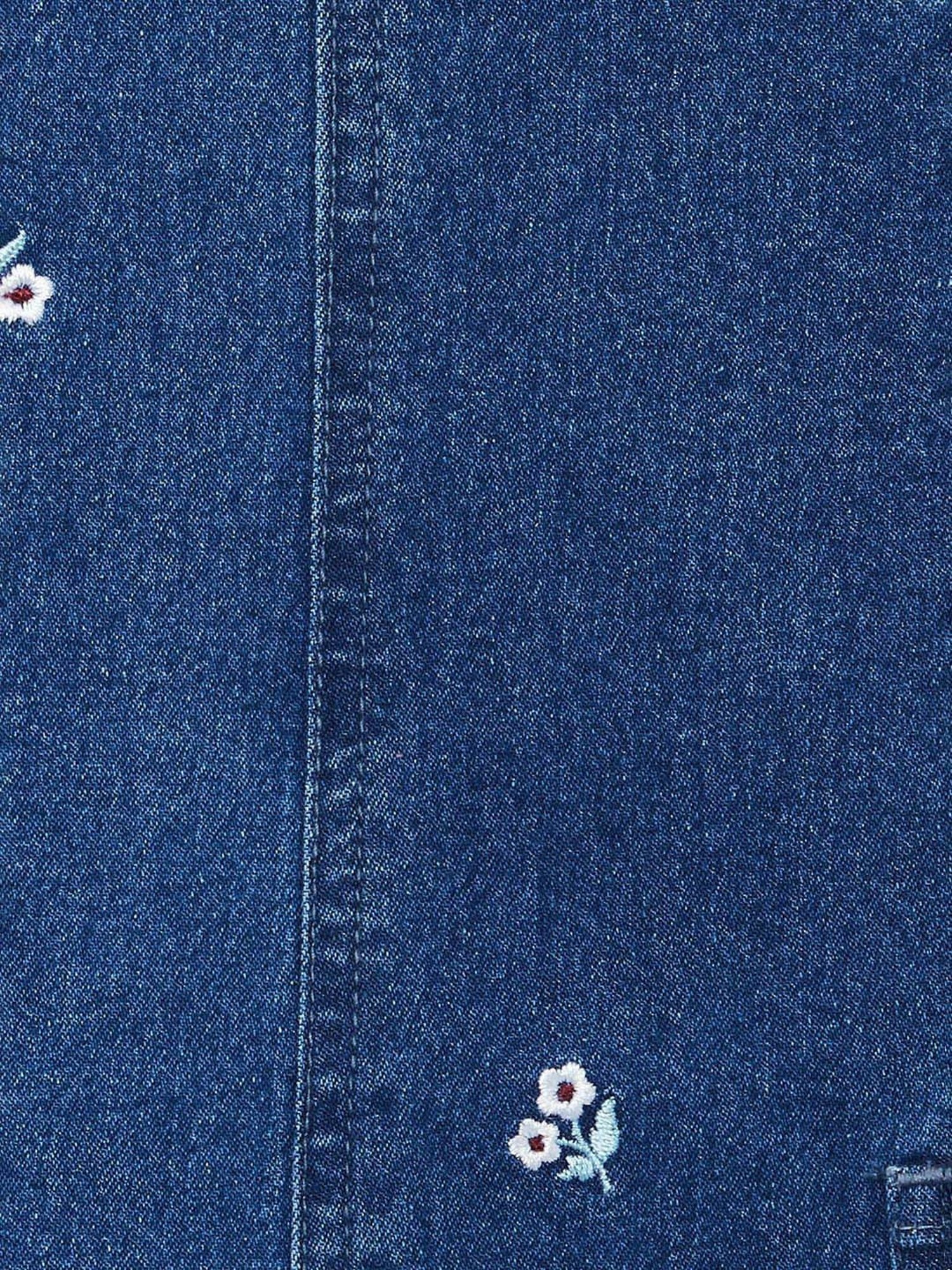 Fame Forever by Lifestyle Kids Mid Blue Cotton Casual Dress