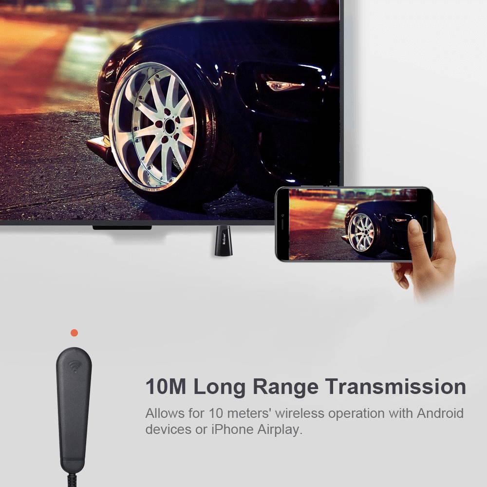 2.4G 4K HD Wireless WiFi Display Receiver TV Dongle TV Stick Adapter Android Miracast for IOS Android