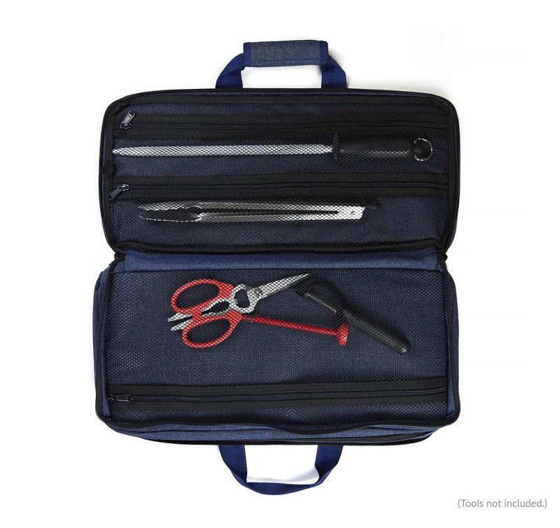 Messermeister Blue Denim 18 Pocket Meister Chef's Case