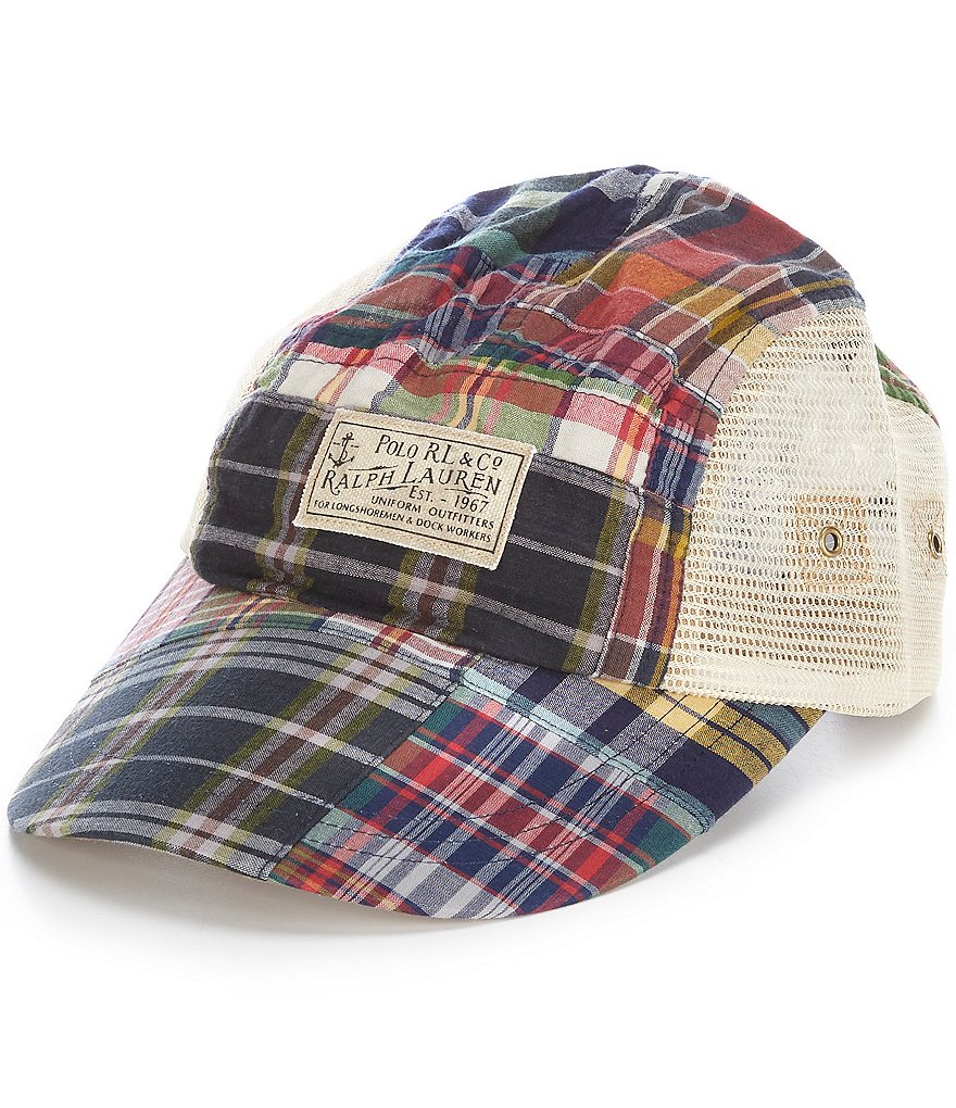 Polo Ralph Lauren Madras Patchwork Long-Bill Cap
