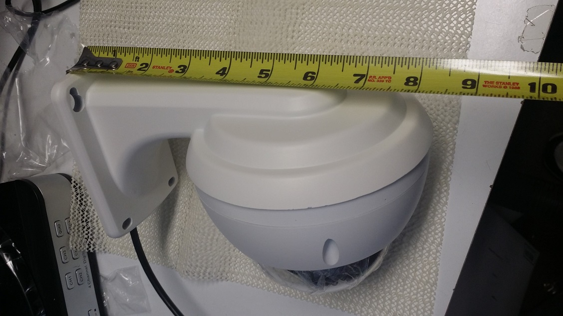 2MP Megapixel 1080P HD PoE Outdoor Infrared Night Vision 30M with 2.8-12mm Manual Zoom Lens IP Dome Network Security Surveillance CCTV Camera + Wall mount bracket