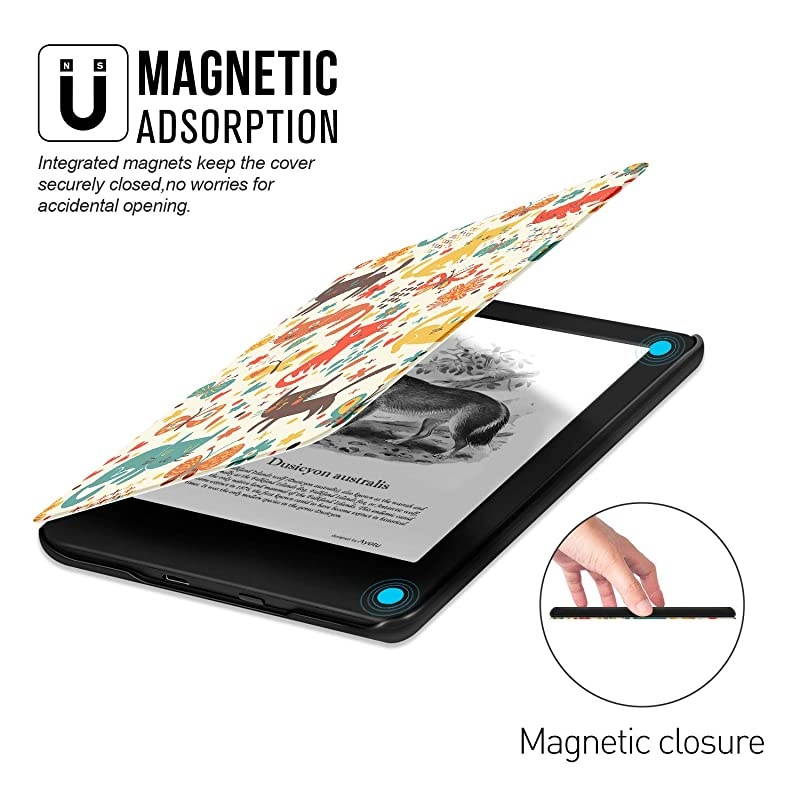 Case for AllNew Kindle10th Gen 2019 Release PU Leather Cover with Auto WakeSleepFits  AllNew Kindle 2019Will not fit Kindle Paperwhite or Kindle OasisThe Cat