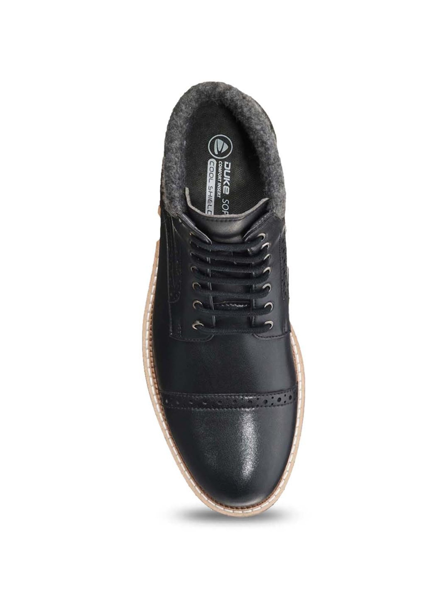 Duke Men's Black Derby Boots