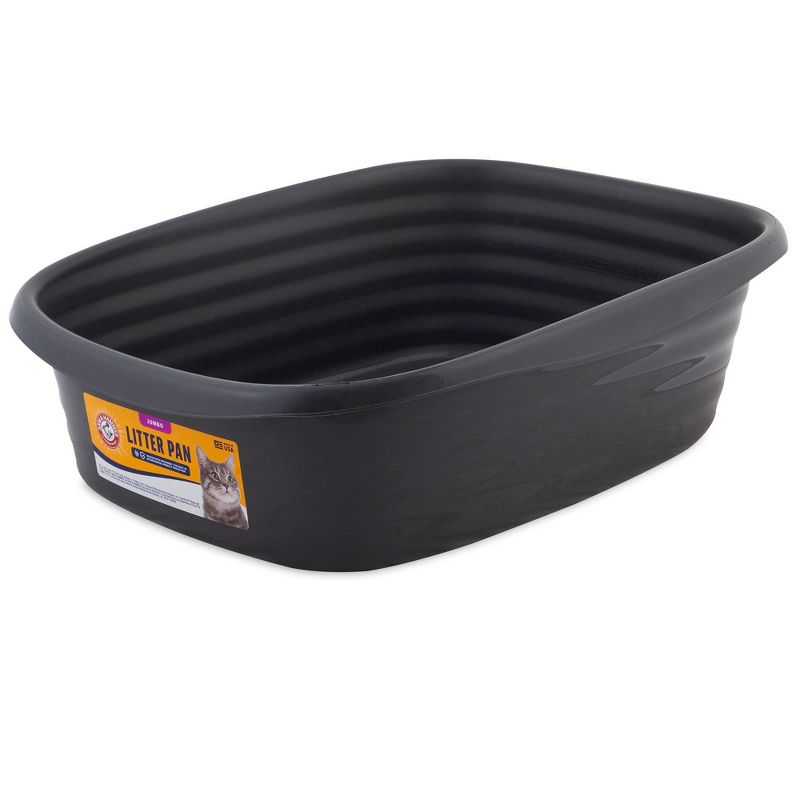 Arm & Hammer Wave Pan Cat Litter - Jumbo - Dark Gray