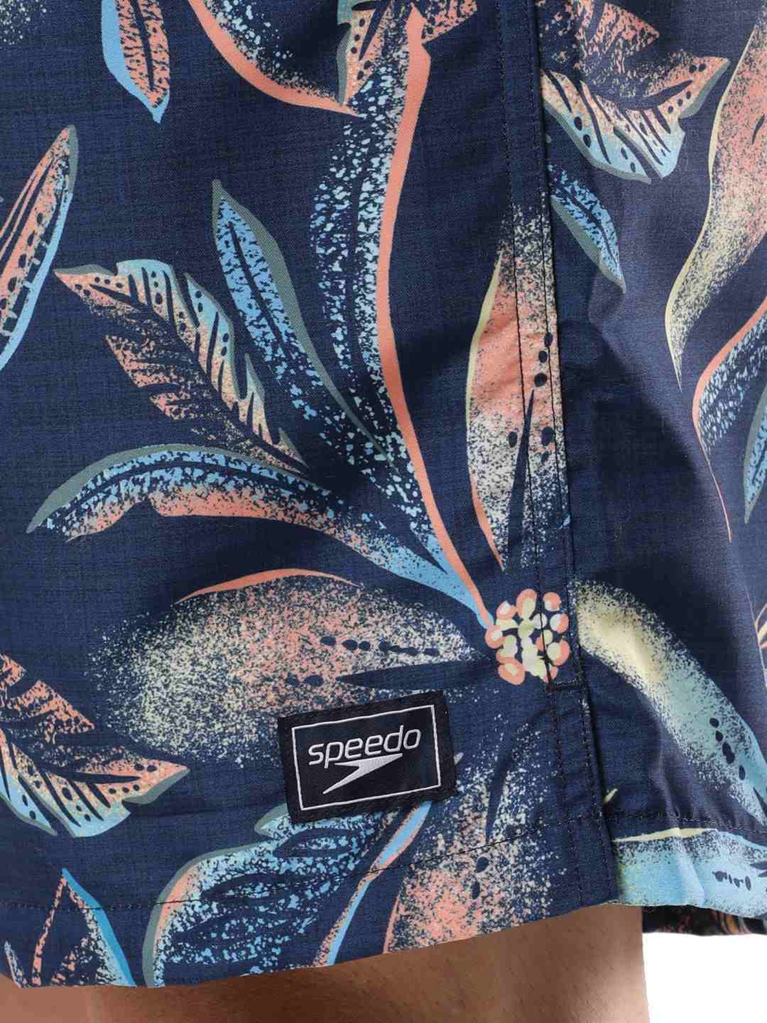 Speedo Pure Blue Regular Fit Printed Swim Shorts